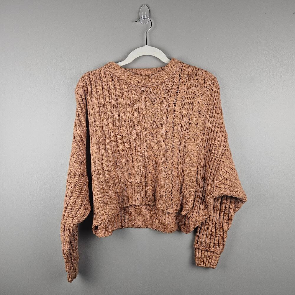 Free People Sweater On Your Side Pullover Brown XS